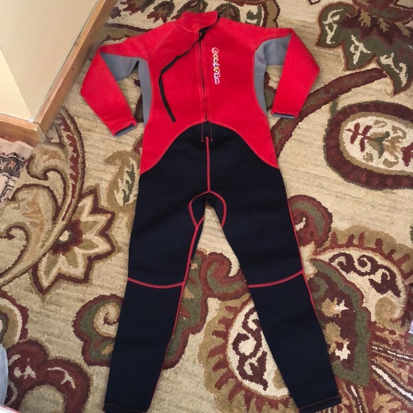 GOLDFIN size 12 Youth WerSuit Swim Surf Neoprene Full-Zip Unisex Suit Warm NEW - Picture 4 of 16